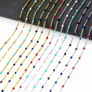 Stainless Chain Steel Gold Choker Width Color 2MM