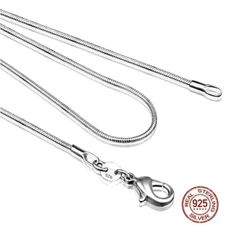 sterling silver necklace women, silver fashion jewelry