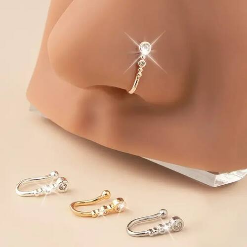 Fashion U-Shape Non-Piercing Nose Ring Simplistic Hip Hop