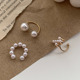 Ear Cuff Clip 2021 Cross sets Pearl 3pcs Earrings Fake