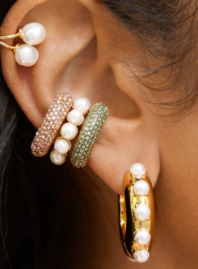 2023 Bohemia Crystal Ear Cuff For Women Girl Multicolor