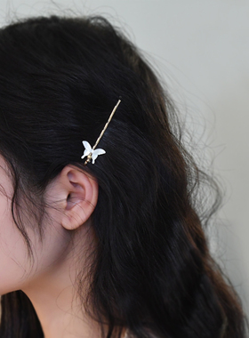 Natural Shell Butterfly Hair Clips Pins Accessories