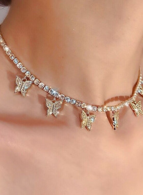 Modyle Women Jewelry Butterfly Pendant Necklace Female