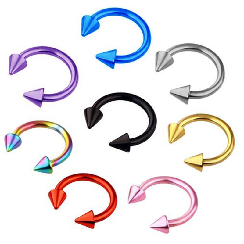 Titanium Ear Piercing Nose Rings Helix Piercings Labret