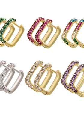 2023 Hoop earrings gold color silver color small hoop