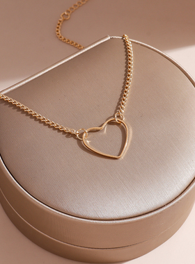 Fashion Beautiful Girls Clavicle Chain Love Hearts Necklaces