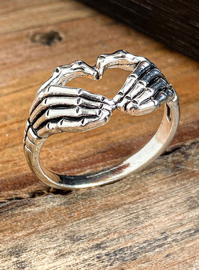 Vintage Ghost Finger Rings For Women Men Teens Retro