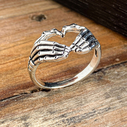 Vintage Ghost Finger Rings For Women Men Teens Retro