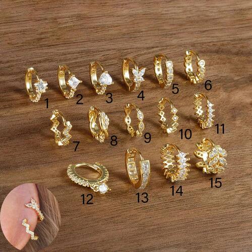 Stainless Steel Small Hoop Earrings Women Gold Color