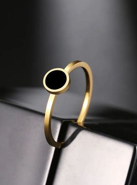 Stainless Steel Rings Fashion Trendy OL Style Anniversary