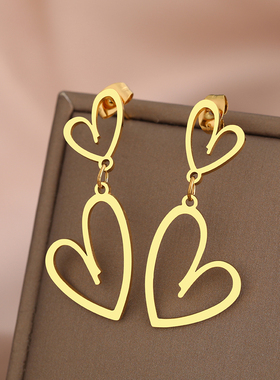 Stainless Steel Earrings 2022 Trends NEW Sweet Heart