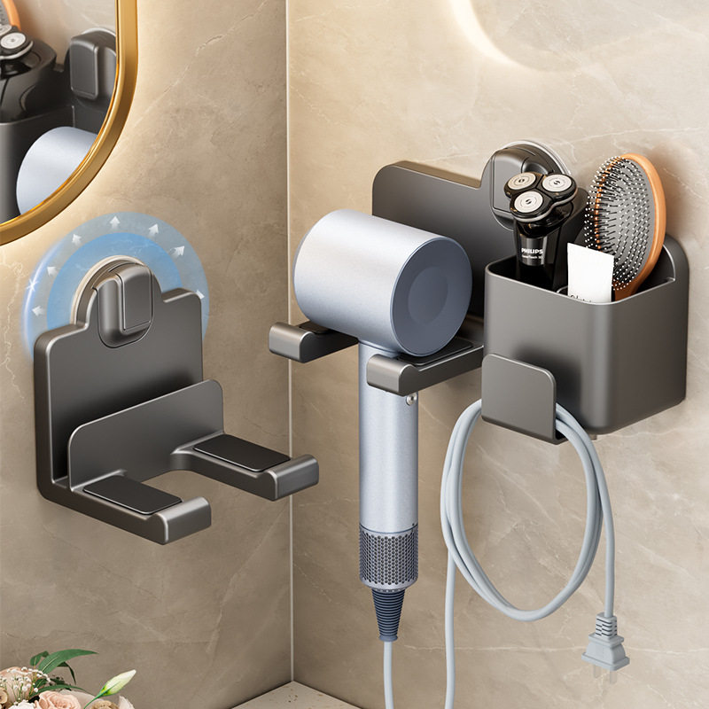 吸盘吹风机置物架适用徕芬戴森小米支架免打孔壁挂风筒绕线收纳架,家庭/个人清洁工具,吹风机置物架,淘宝优惠券,粉丝福利购,淘宝优惠卷