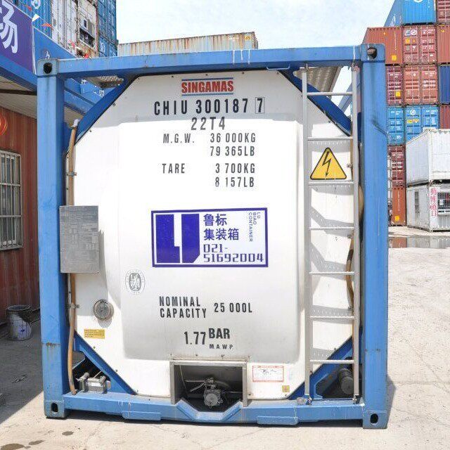 20尺罐式集装箱 食品罐 25000L 25立方 食品级罐式集装箱 36吨