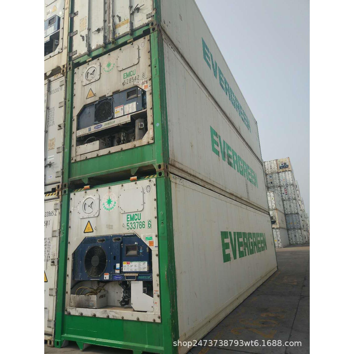 德州低价出售二手集装箱6米12米二手冷藏集装箱