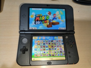 新大三new 3dsll掌上游戏机双tn屏幕灰色对码
