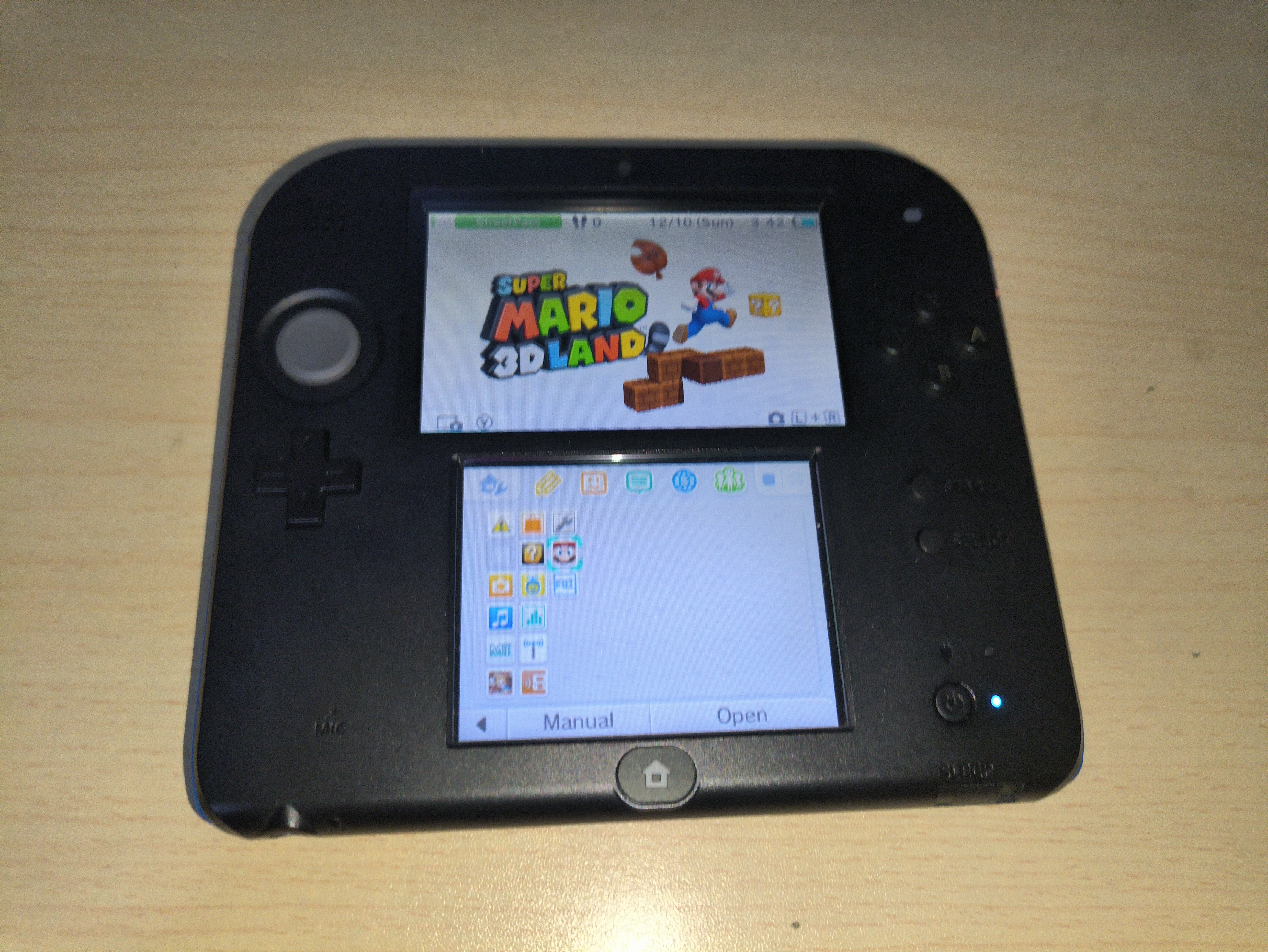 2ds掌上游戏机美版黑色装满游戏双屏掌机