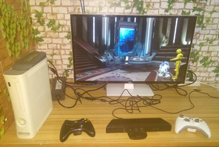 xbox360体感游戏机双65厚机双人亲子娱乐