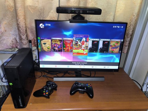 微软xbox360e版体感游戏机家庭娱乐双人亲子游戏