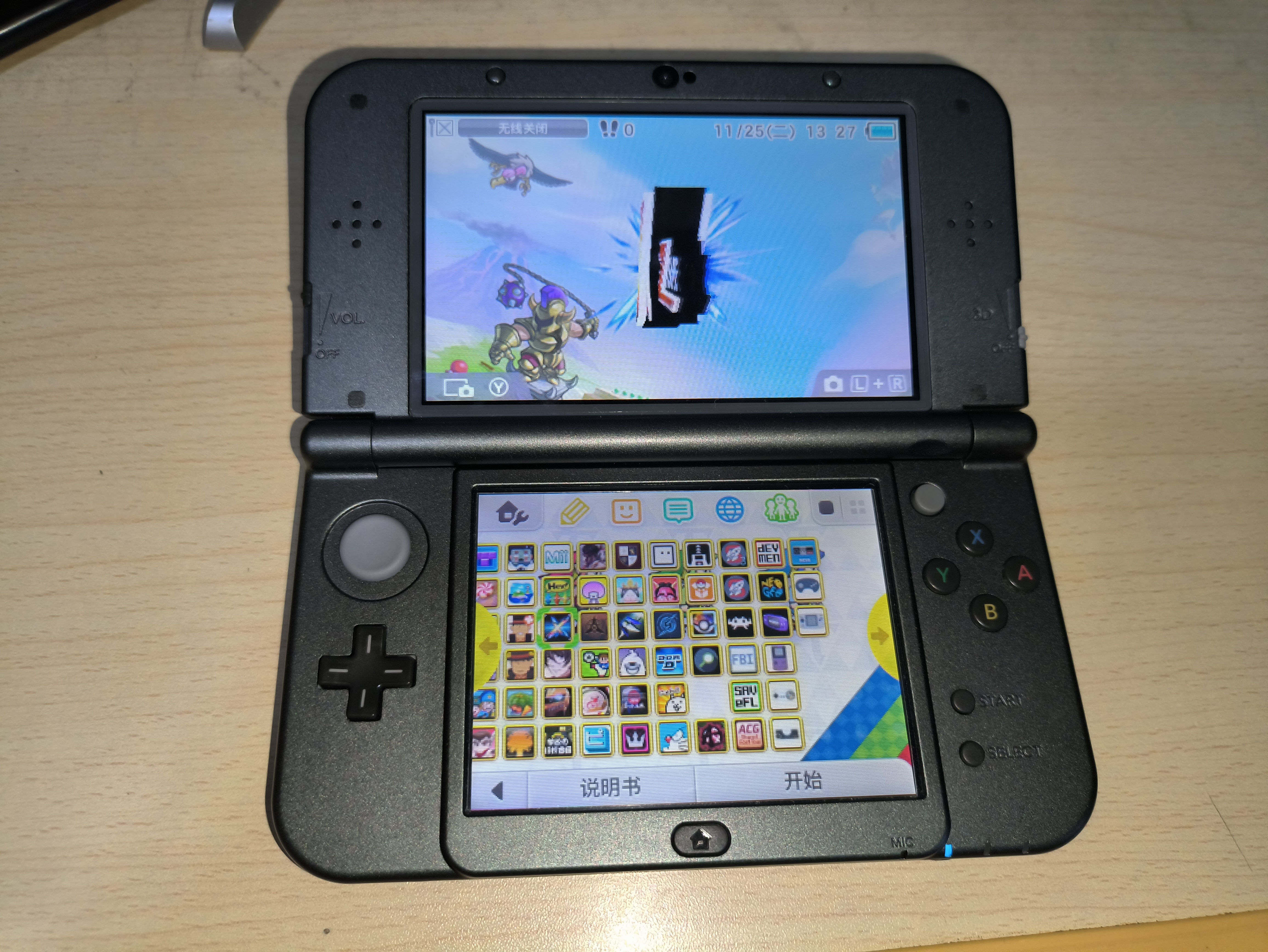 新大三new 3dsll掌上游戏机日版灰色对码