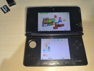 老小三3ds掌上游戏机日版黑色怀旧翻盖掌机