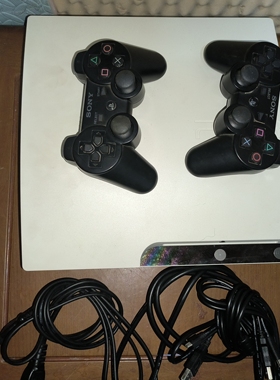 ps3 2512a游戏机双手柄可玩ps2游戏