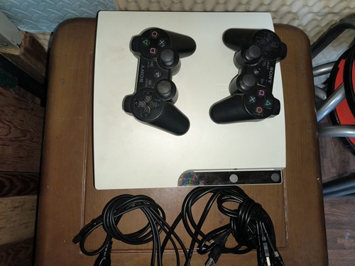 ps3 2512a游戏机双手柄可玩ps2游戏