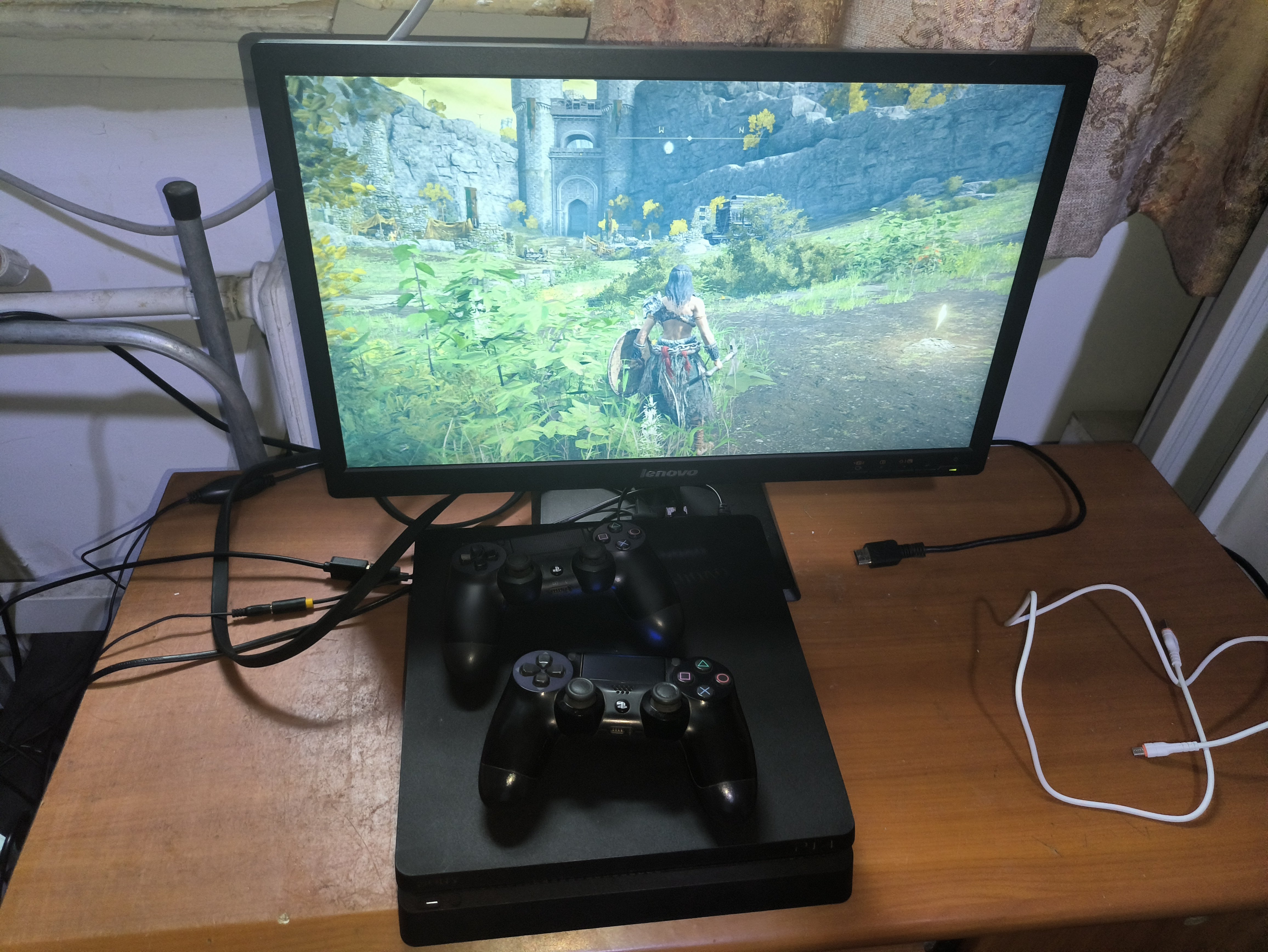 PS4 slim折腾版游戏机9.0无光驱装满游戏图片