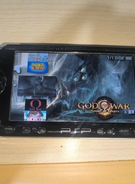 psp1000掌上游戏机黑色装满游戏怀旧童年掌机