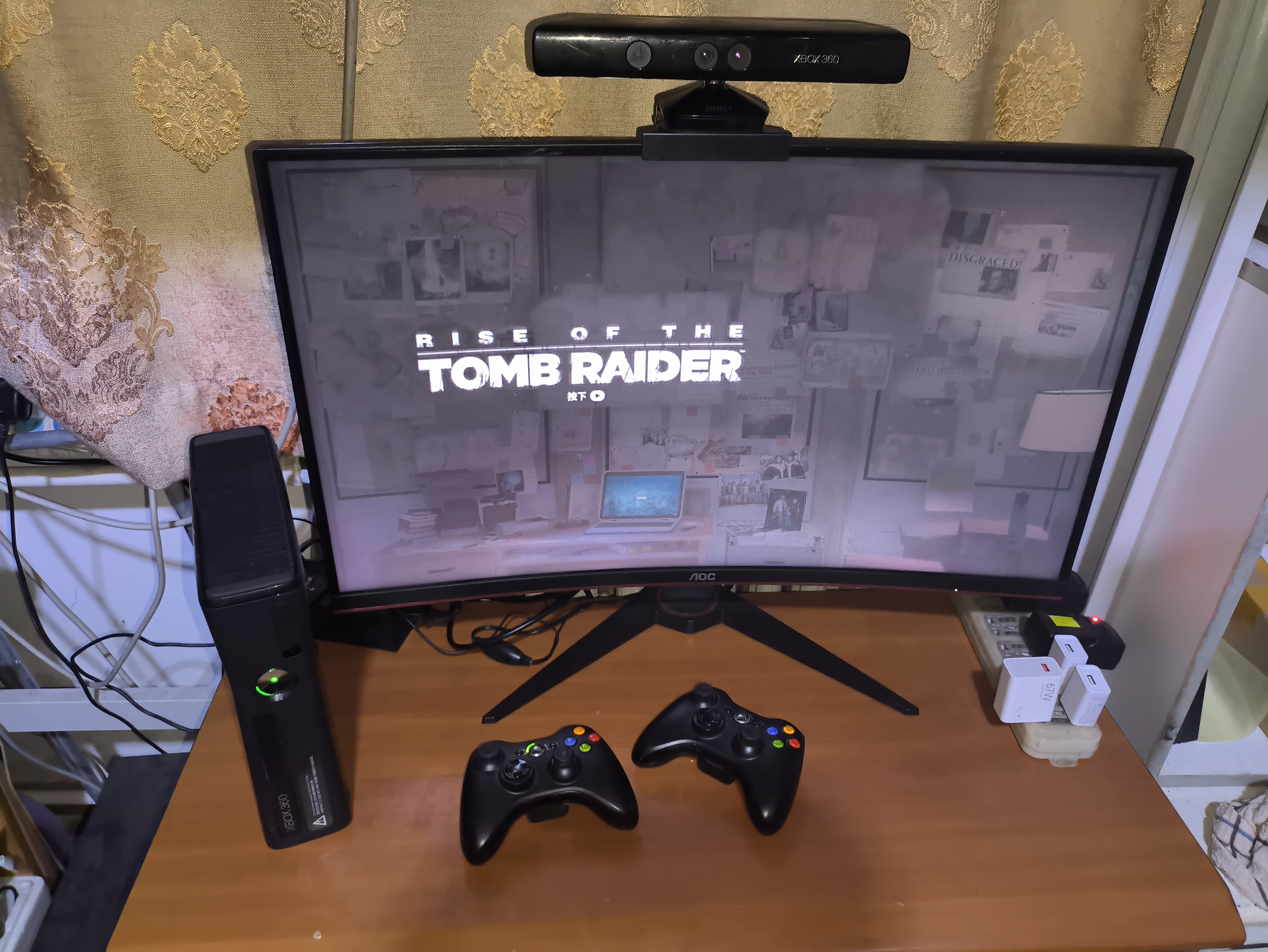 微软xbox360s版体感游戏机亲子家庭娱乐双人游戏
