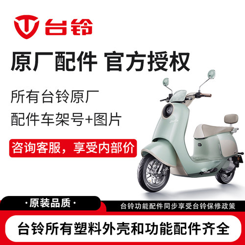 台铃电动车原厂外观件前围前泥板