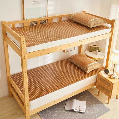 学生宿舍单人床双面竹席凉席藤席上下铺草席家用夏季冰丝席子2024