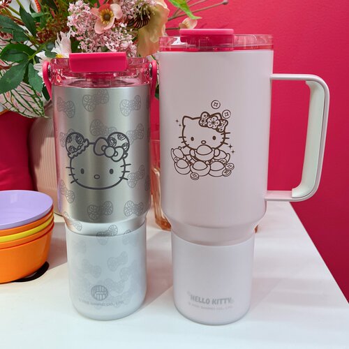 硅胶杯套山姆HelloKitty三丽鸥保温杯保护套880/1200ml冰霸防摔套