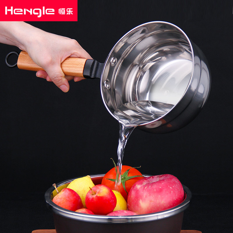 304不锈钢水勺厨房木柄水瓢长柄舀水勺子用水杓加厚大号水舀子,厨房/烹饪用具,水舀/水瓢,淘宝优惠券,粉丝福利购,淘宝优惠卷