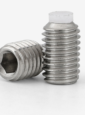 M3M4M5M6M10不锈钢塑料头波珠POM尼龙顶丝胶头柱塞机米缓冲螺丝GG