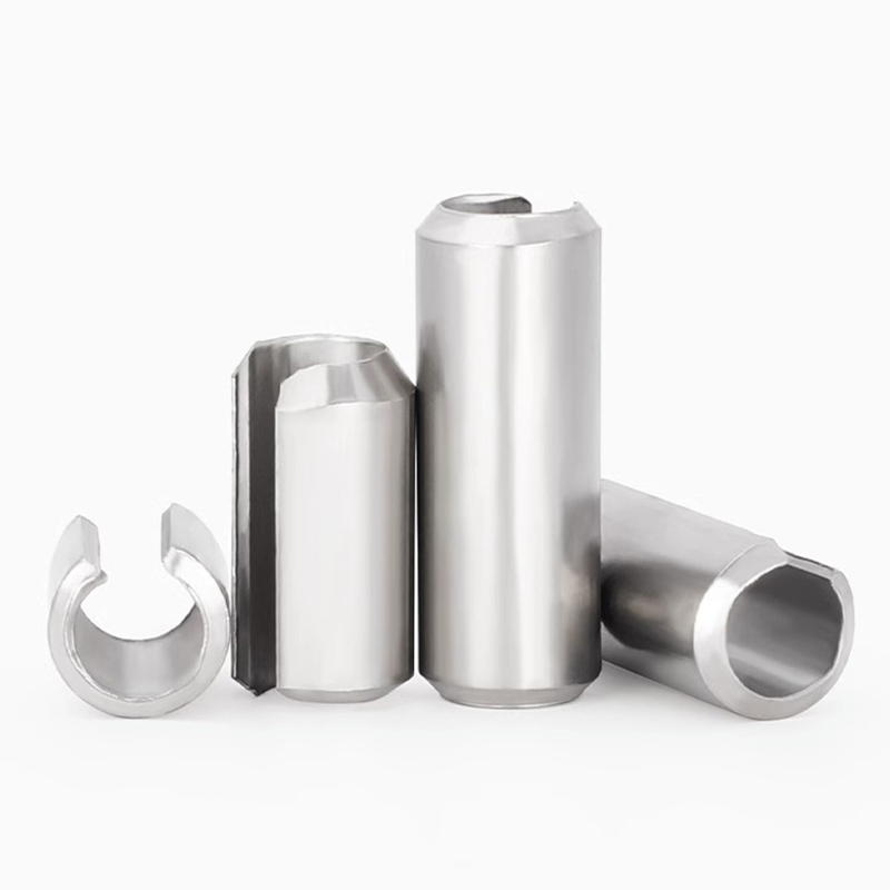 304不锈钢开口销弹性圆柱销簧销