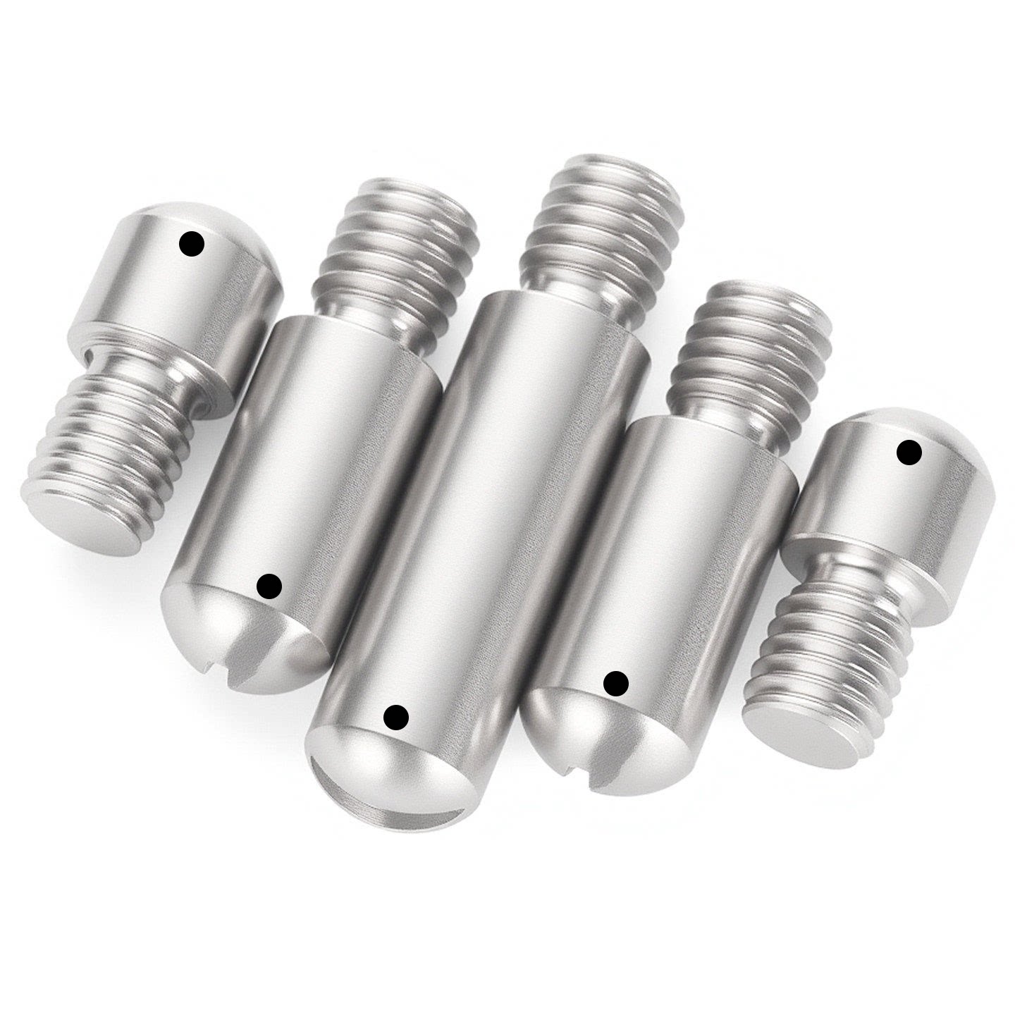一字开槽无头台阶带孔轴位螺纹销图片