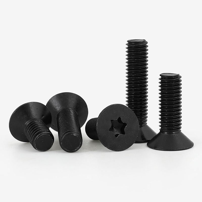 黑色304不锈钢沉头防盗螺丝