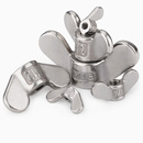 304不锈钢手拧螺母大耳朵蝶形螺母羊角元 M20GG 宝螺丝帽M5M6M8M10