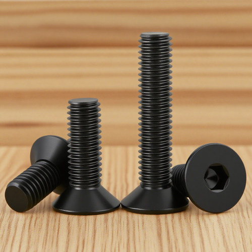 黑色316沉头内六角螺丝钉不掉色