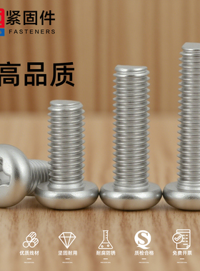 M0.8M1.2M1.4M1.6M2.5M3  304不锈钢十字圆头/盘头PM电子小螺丝钉