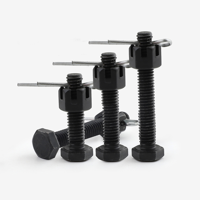 螺纹带孔螺栓带孔螺丝螺纹尾部