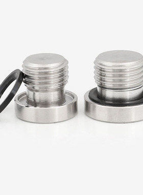 1寸8*110*1G1/4G3/81/220不锈钢304内六角法兰面ED圈密封堵头GG