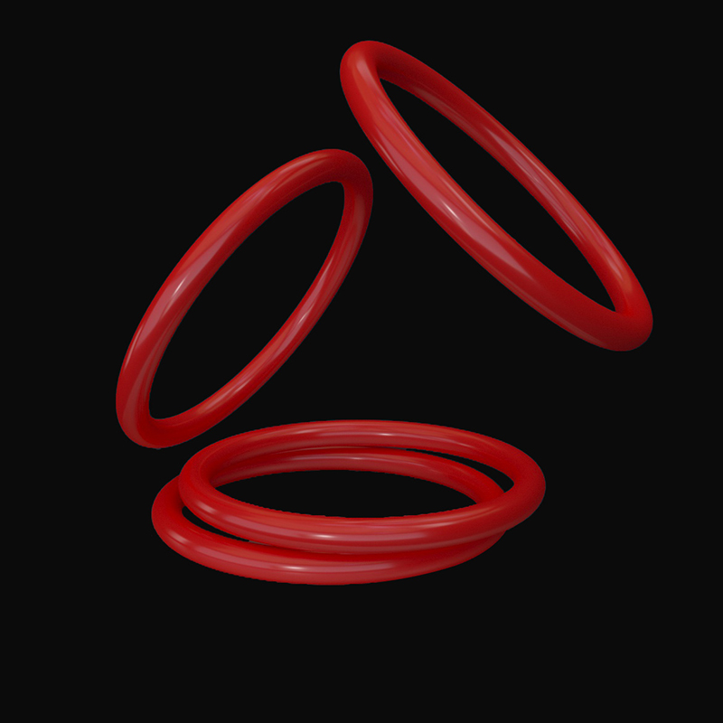 红色硅橡胶o型耐高温防水密封圈