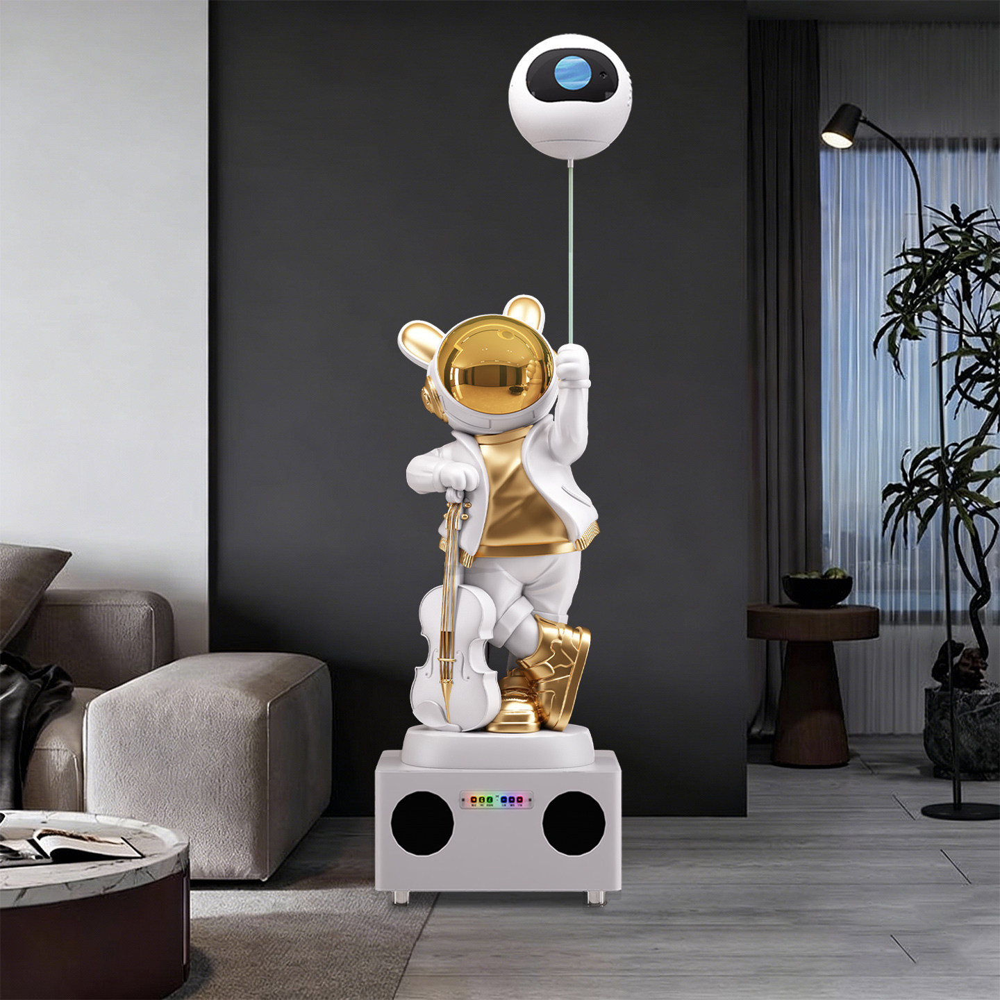 星空灯投影落地宇航员太空人大摆件客厅沙发边电视柜旁落地摆件,家居饰品,落地摆件,淘宝优惠券,粉丝福利购,淘宝优惠卷