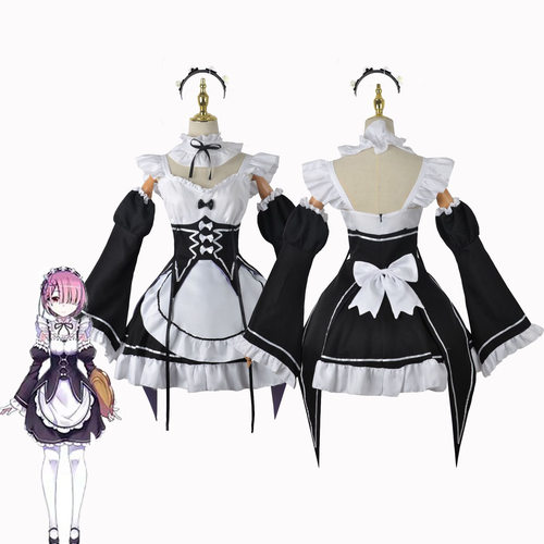 蕾姆拉姆cos服从零开始的异世界生活蕾姆拉姆cosplay角色扮演