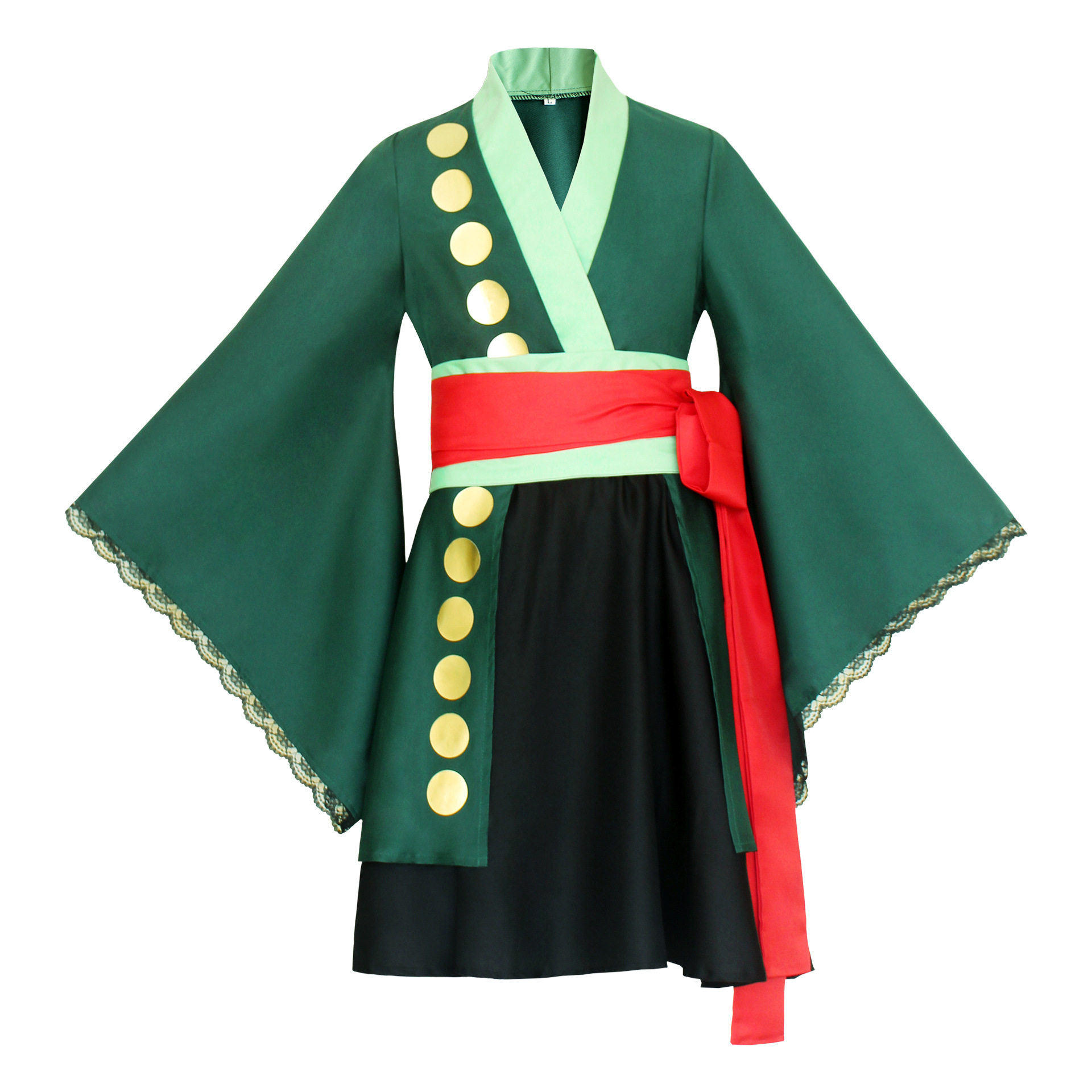现货海贼王索隆cos服装索隆性转和服裙子cos卓洛两年后草帽cospl
