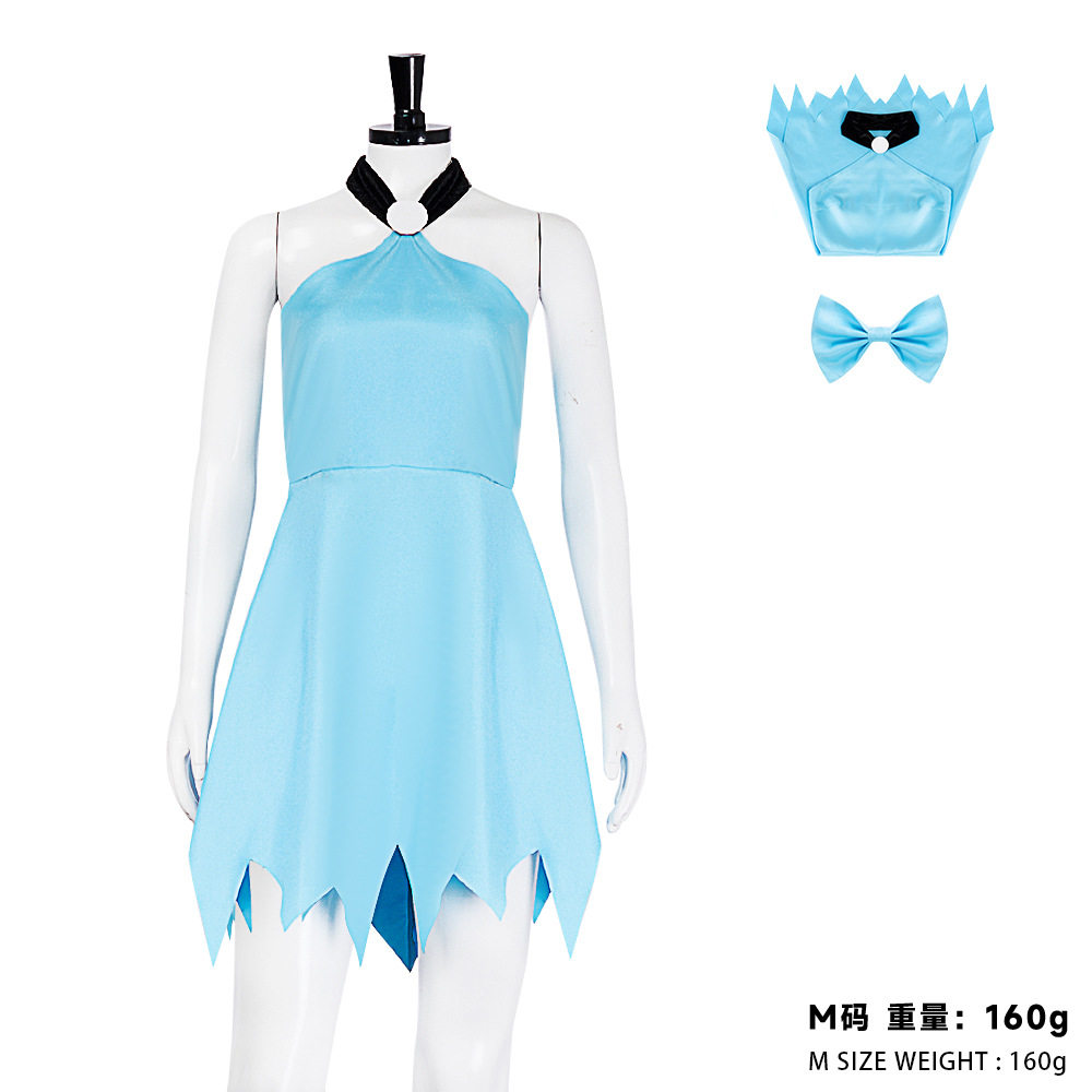 摩登原始人cos服贝蒂小砾cosplay连衣裙万圣节角色扮演现货