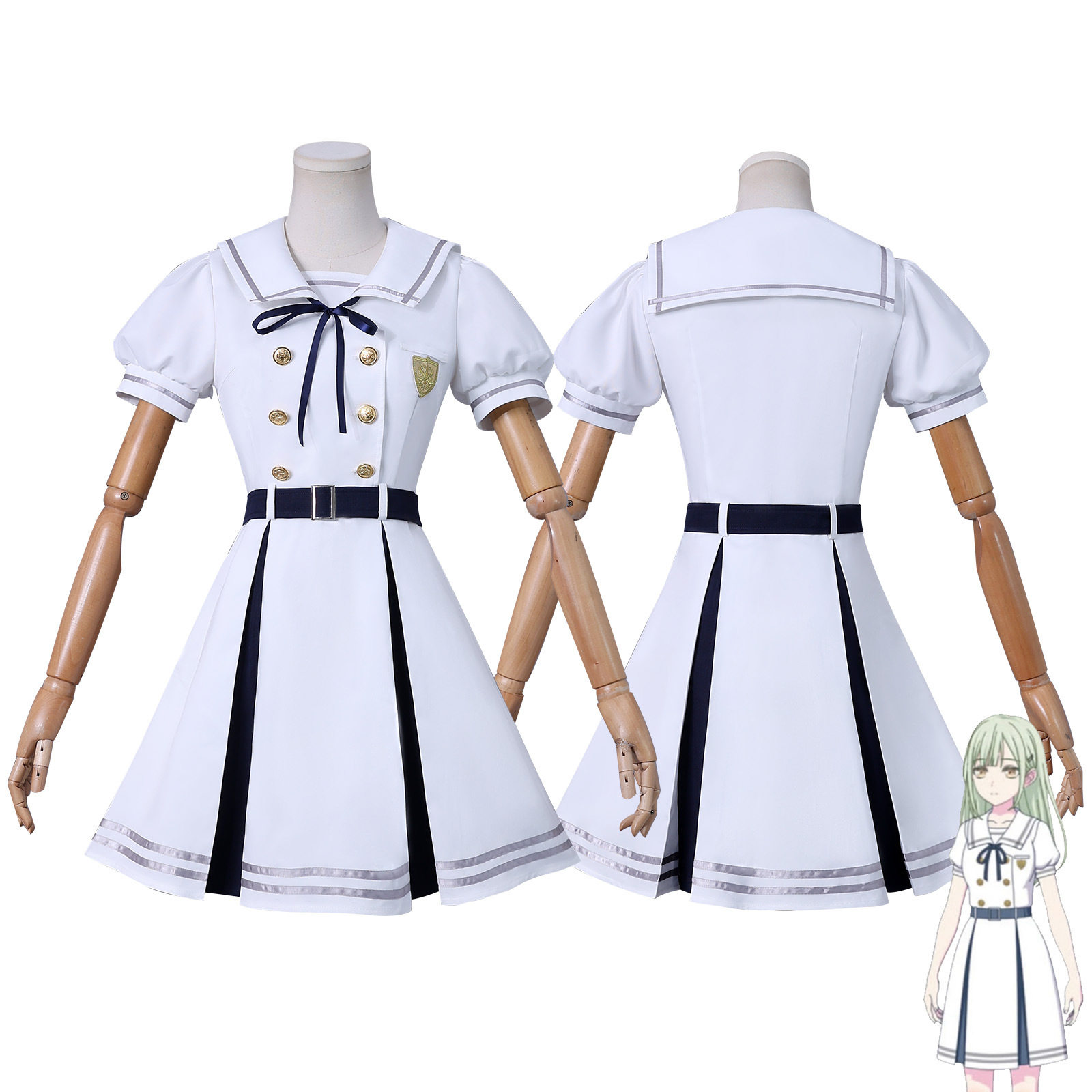 新丝璐外贸日漫款BanGDreamAveMujica颂乐人偶月之森夏季校服图片