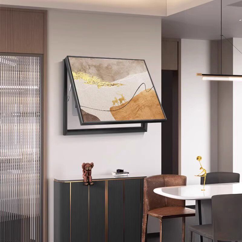 轻奢电表箱装饰画现代简约抽象遮挡配电箱挂画高级感电箱装饰画