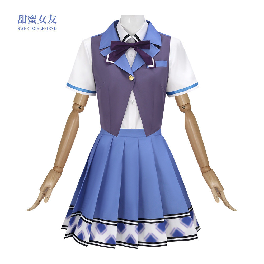 甜蜜女友3柳木诗梦cos鸿纱由美制服款JK校园水手服cosplay套装